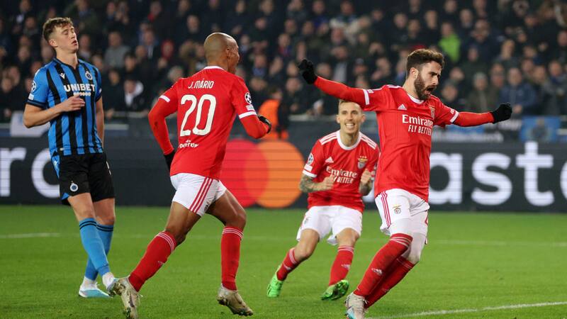 Brujas vs Benfica.