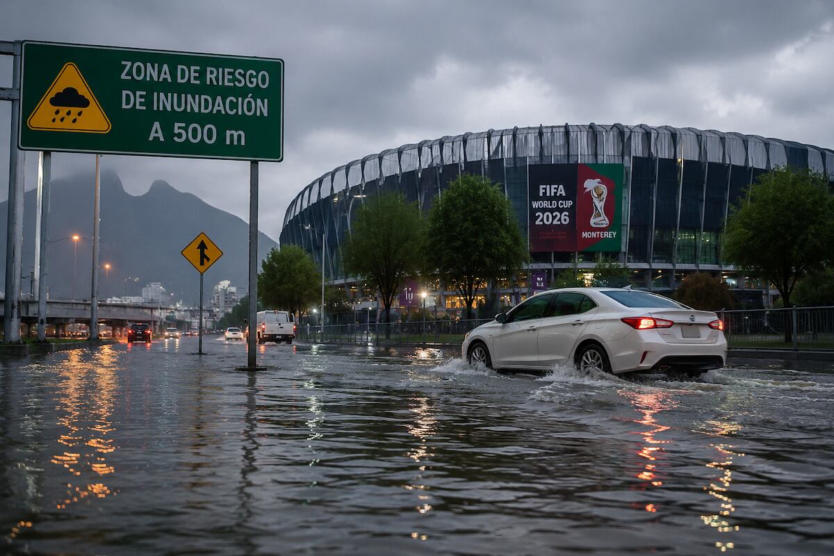 ¿Otro rival para el Tri? México suma más de 600 puntos críticos de inundación en sedes del Mundial