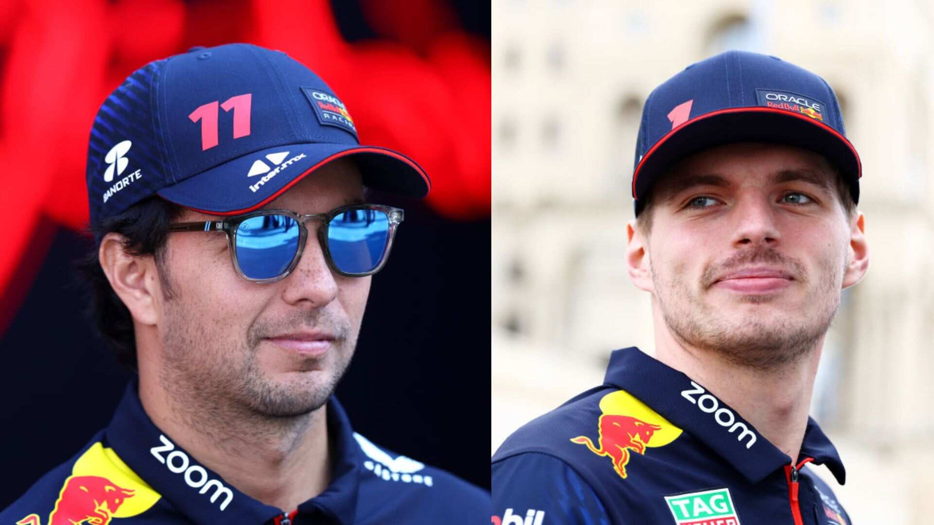 Checo Pérez y Max Verstappen