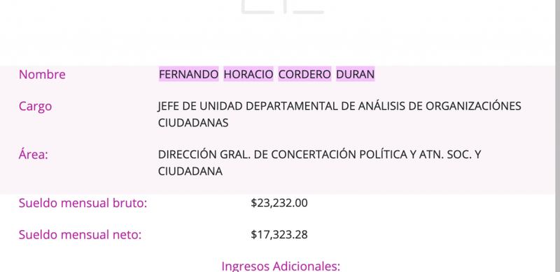 El exchofer de Martí Batres ingresó al gobierno capitalino en 2014.