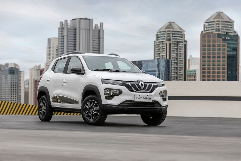 Renault Kwid E Tech 100% Elétrico. Foto: Rodolfo BUHRER / La Imagem / Renault