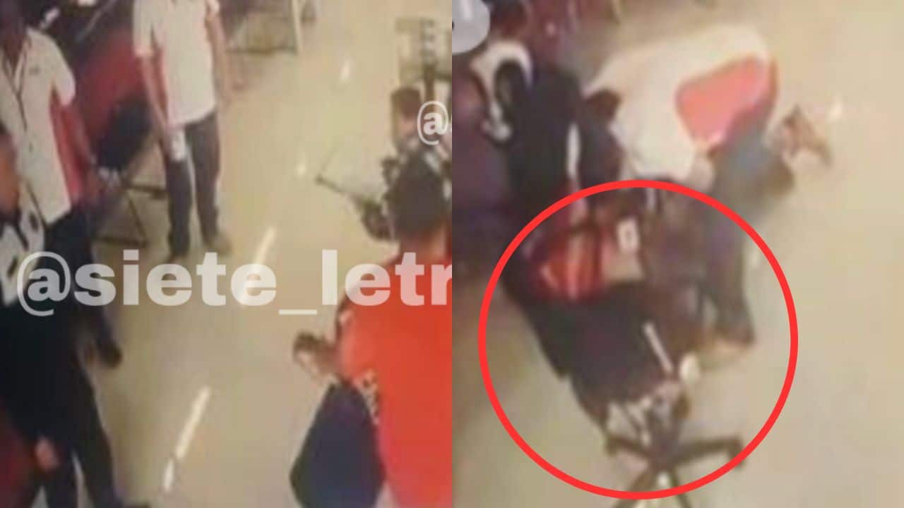 Agredió al personal con una silla: Revelan imágenes del hombre que murió en un módulo del INE