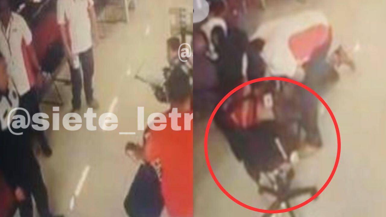 Agredió al personal con una silla: Revelan imágenes del hombre que murió en un módulo del INE