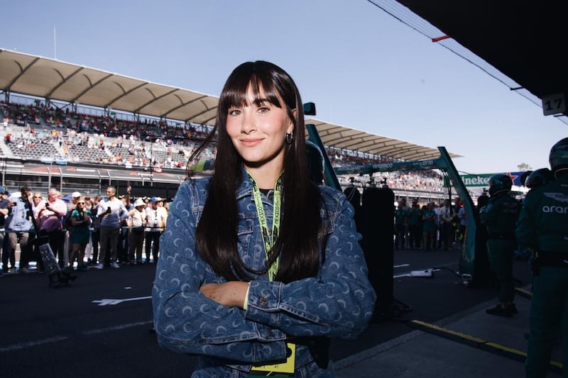 Aitana acudió al GP de México invitada por Fernando Alonso