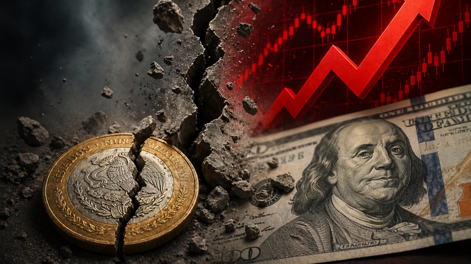 Dólar golpea al peso