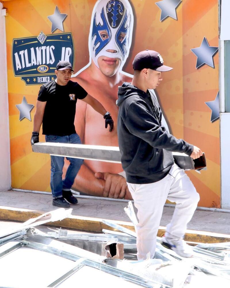 Demolición Túnel Arena México