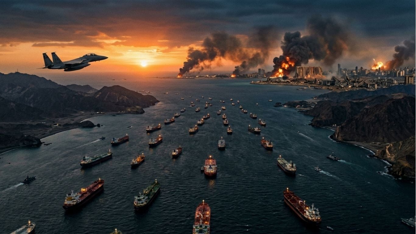 Irán cierra el Estrecho de Ormuz