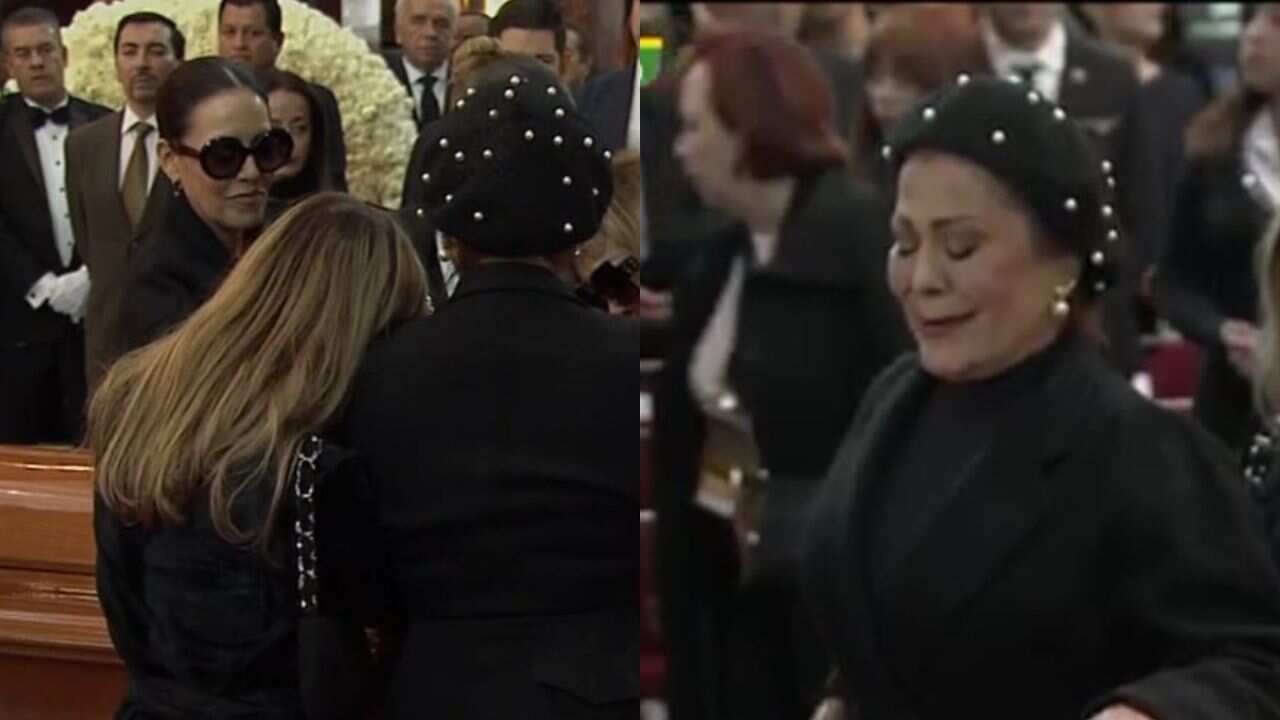 La hija de Alejandra Guzmán estuvo presente en el adiós a Silvia Pinal.