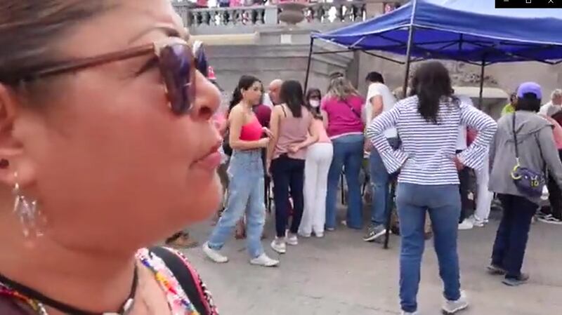 Fue engañado ese.... Felipe Calderón, dijo la mujer