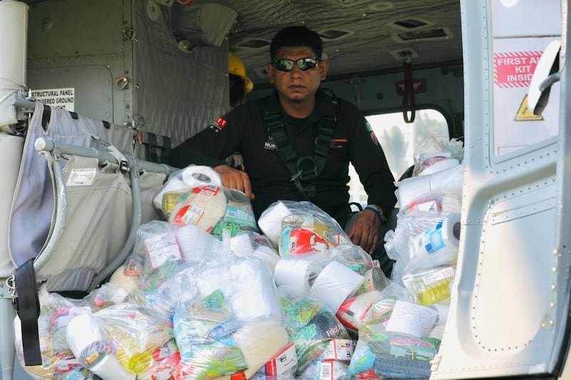 Llegaron a la comunidad 450 despensas.
