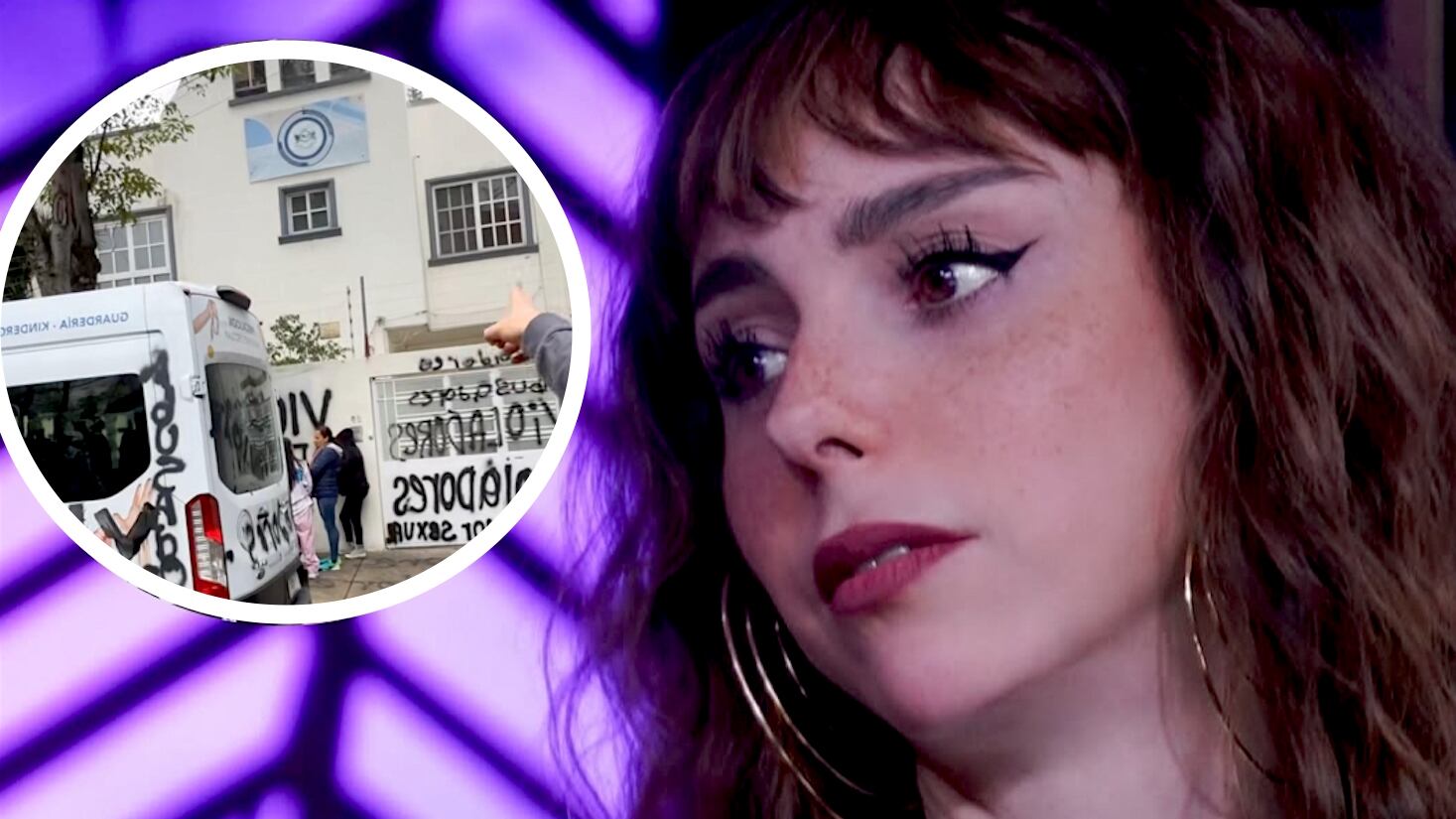 La conductora y actriz muestra su conmoción