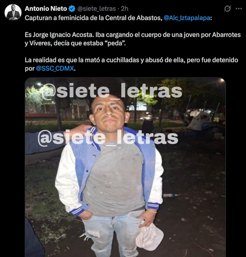 Feminida de la Central de Abastos