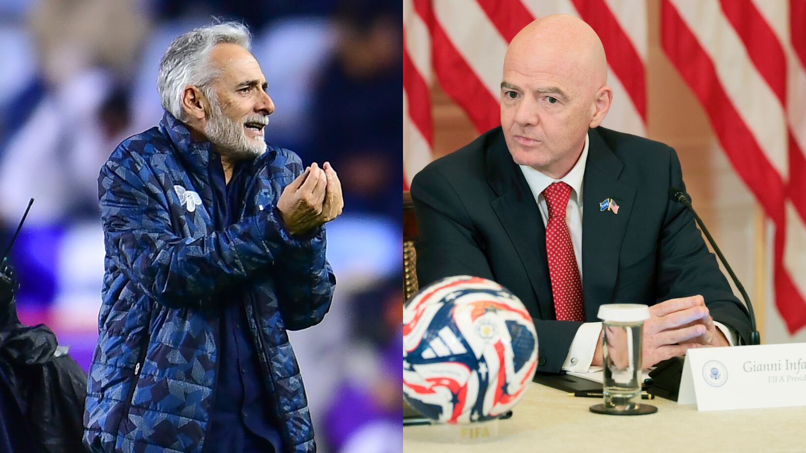 Jesús Martínez reclamó a Infantino.