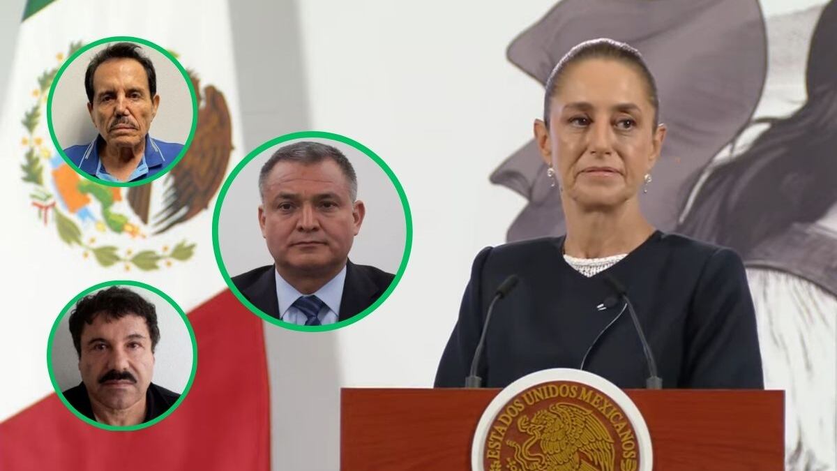 Sheinbaum destaca que la DEA pone a García Luna al nivel de El Chapo y El Mayo Zambada