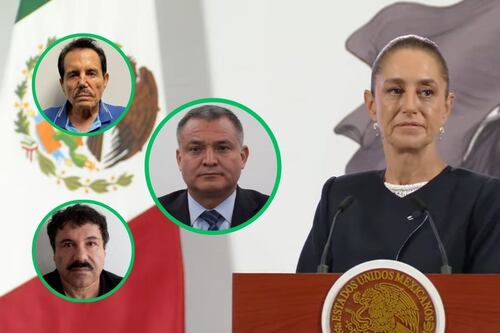Sheinbaum destaca que la DEA pone a García Luna al nivel de El Chapo y El Mayo Zambada
