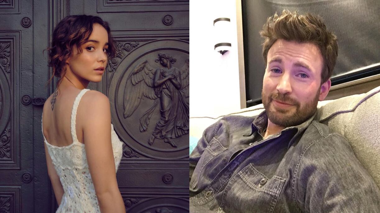 Alba Baptista e Chris Evans