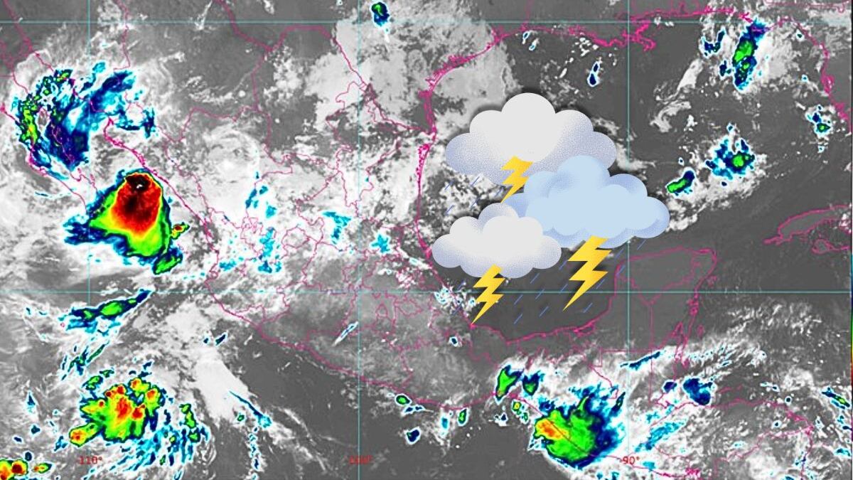 Depresión tropical Chantal se aproxima por el Atlántico y el monzón intensifica lluvias en México
