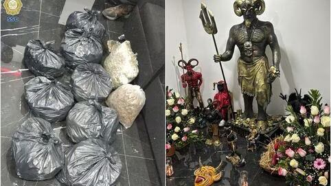 SSC desmantela inmueble y altar satánico de La Unión Tepito en la Cuauhtémoc