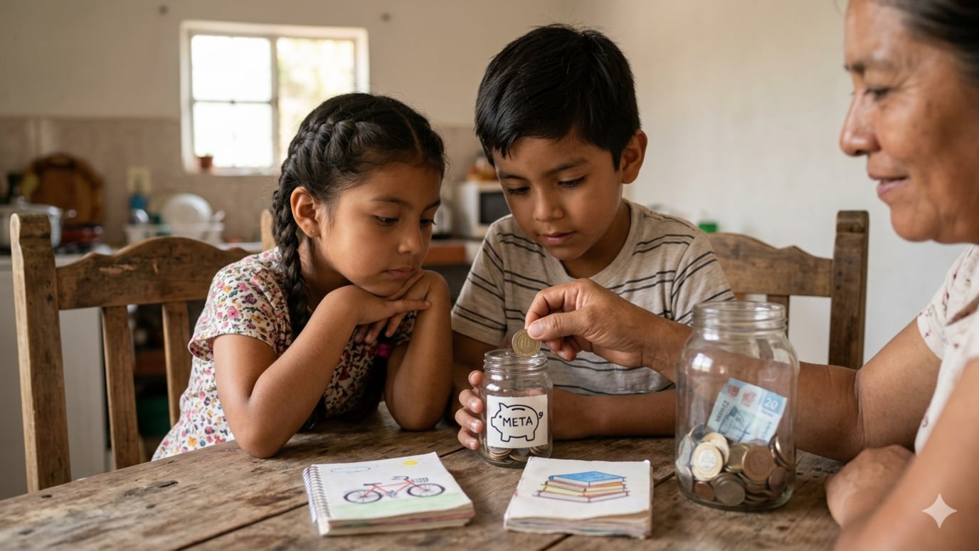 Dividir el gasto, ahorro y metas cambia todo; aprenden a decidir mejor y a no vaciar su dinero en un solo momento.