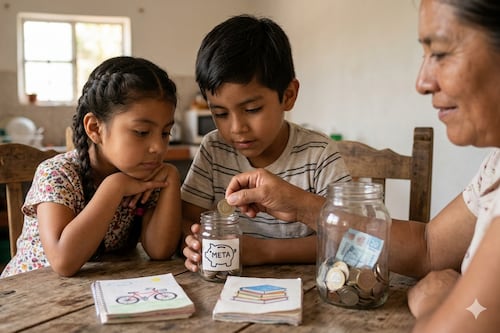 Menos domingo, más control: así aprenden niñas y niños a usar dinero