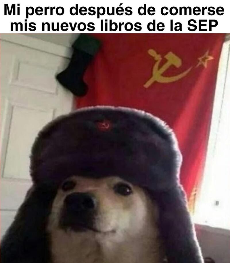 Memes de los libros de texto de la SEP.