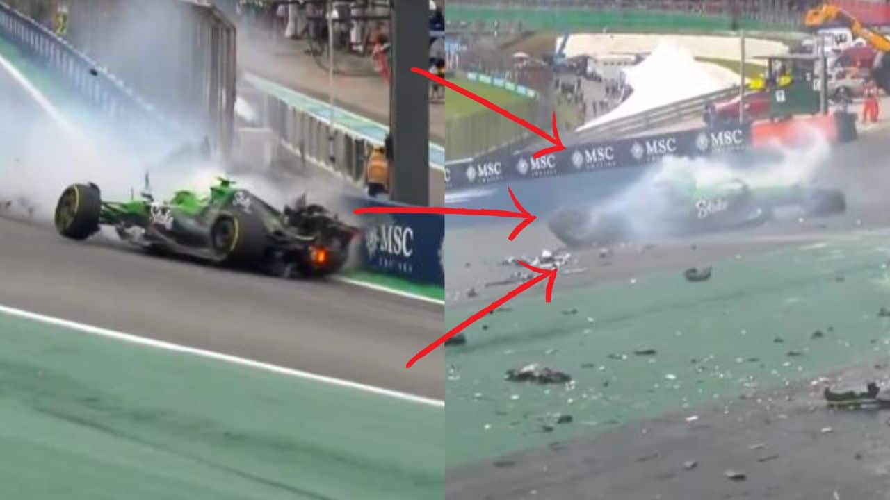 Gabriel Bortoleto accidente