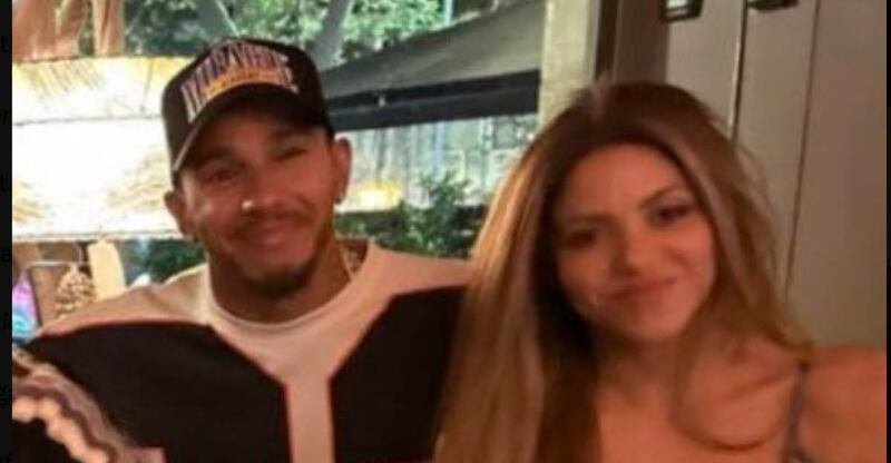 Lewis Hamilton y Shakira