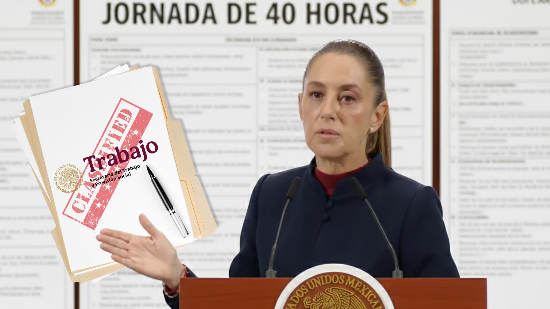 “Que avance 40 horas, pero que siga aumentando el salario”, afirmó Sheinbaum durante su conferencia matutina.