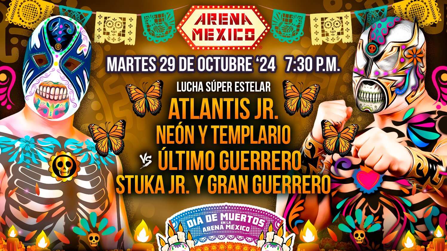 Día de Muertos se hace presente en el CMLL