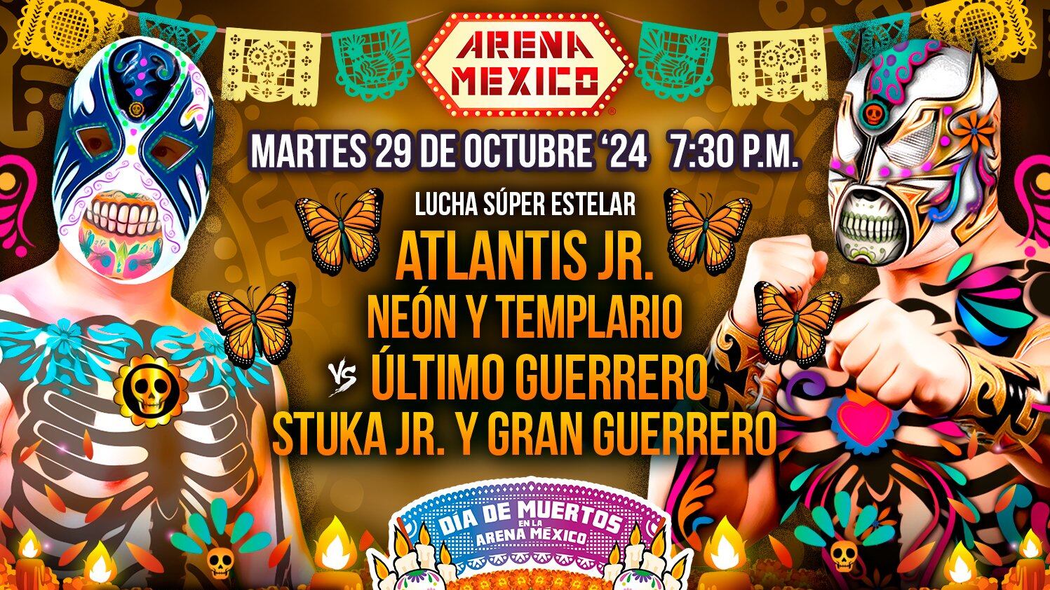 Día de Muertos se hace presente en el CMLL