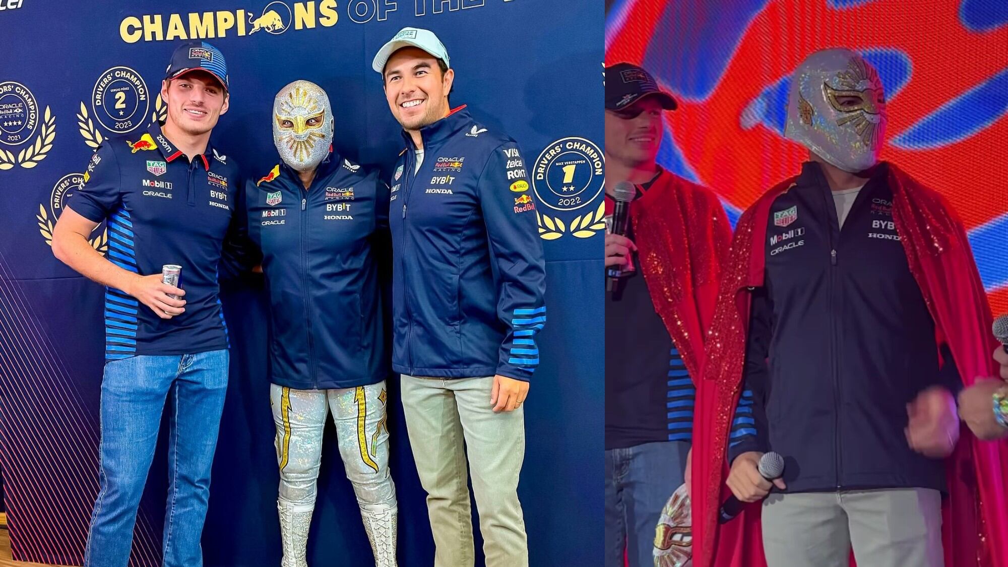 Checo Pérez realiza convivencia con Místico