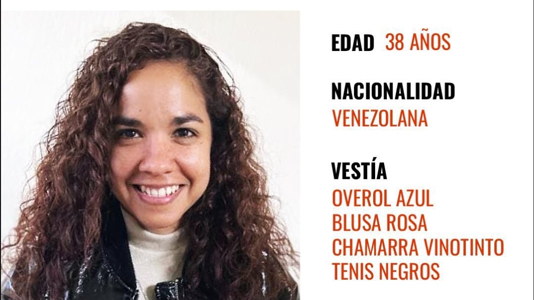 Extranjera con reporte de desaparición.