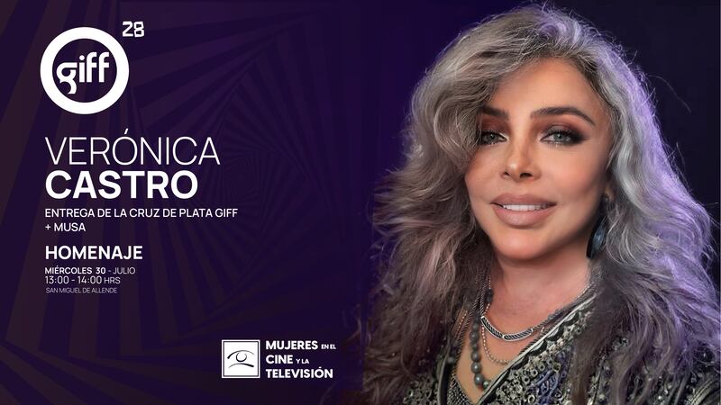 Carlos Carrera, Ana Martín y Verónica Castro serán homenajeados en Guanajuato