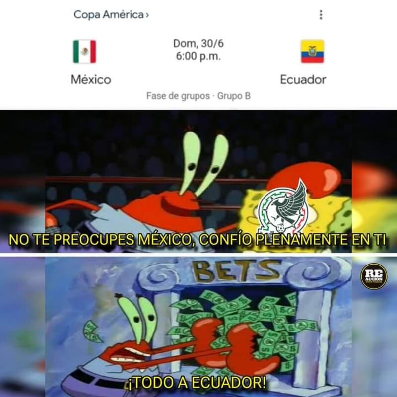 Memes eliminación México