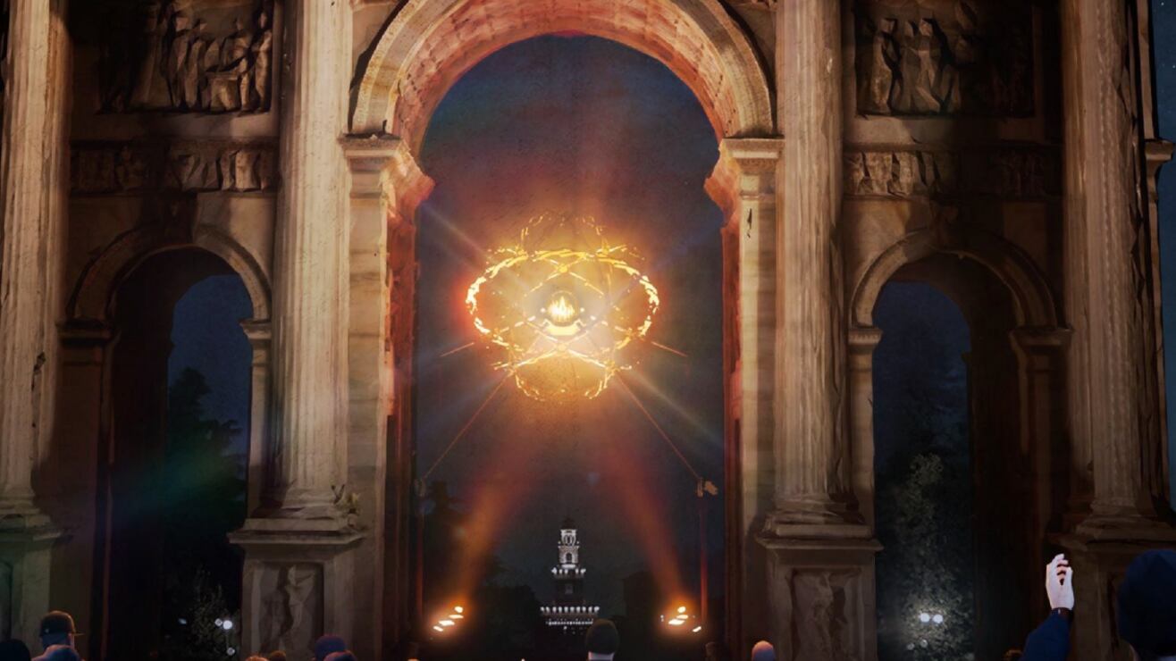 Pebetero de los Juegos de Invierno 2026.