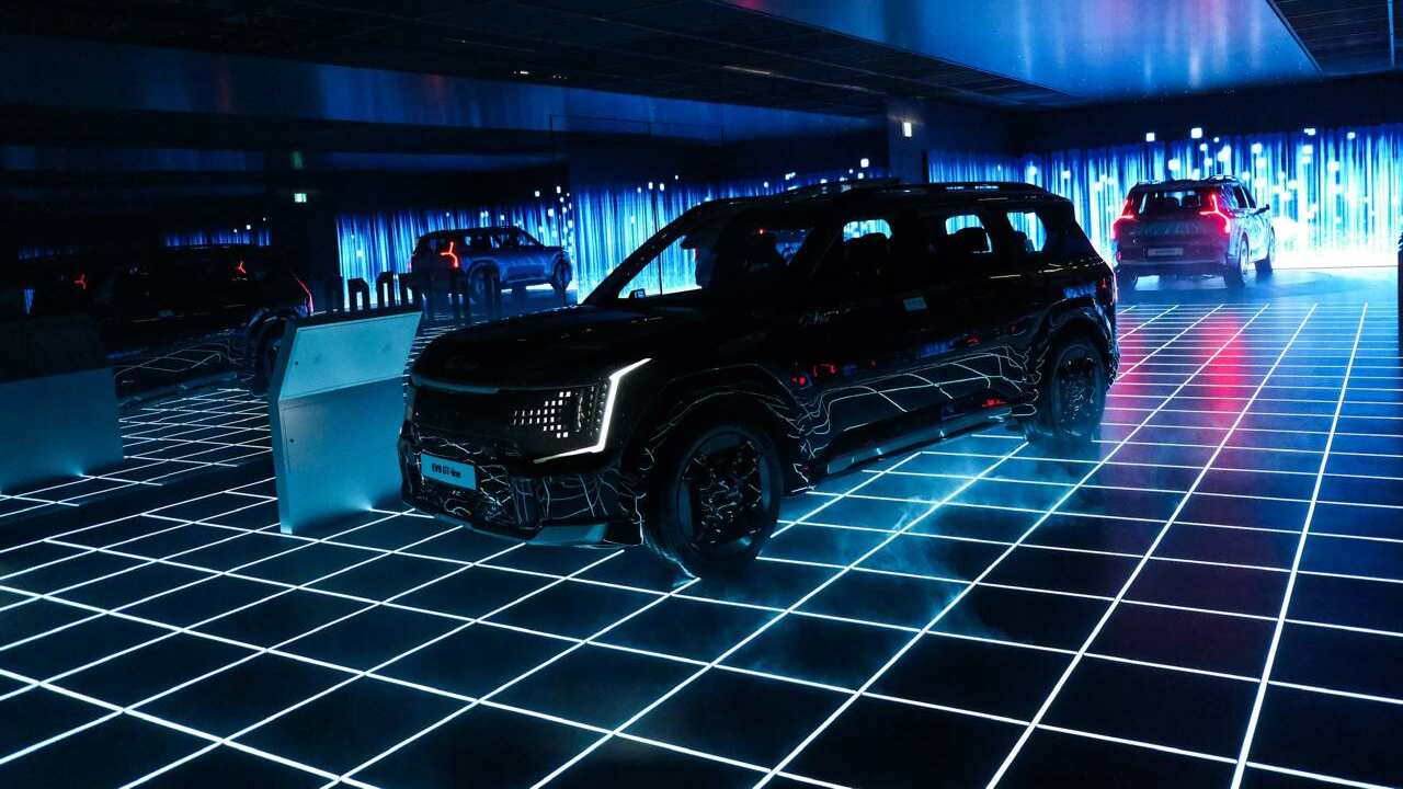 El EV9 es el primer auto eléctrico producido por Kia y se hará en Nuevo León.