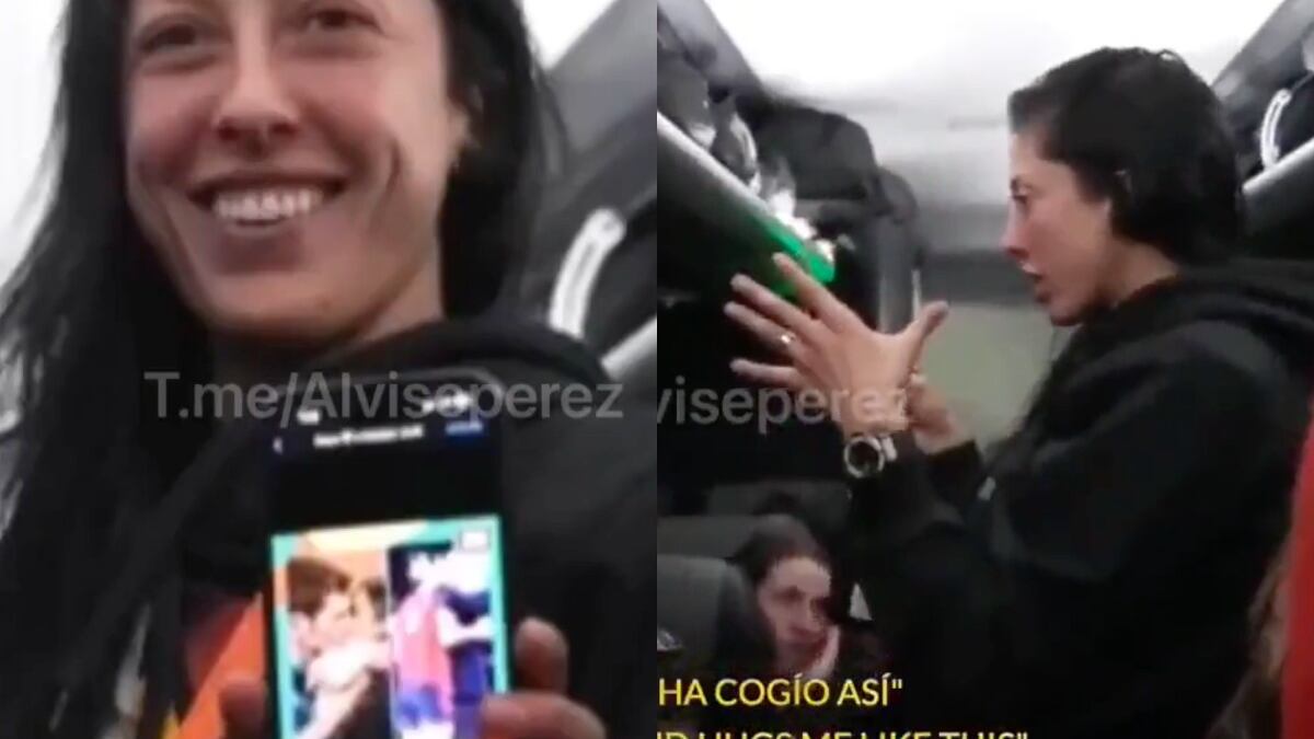 Jenni Hermoso fue captada en un nuevo video durante las celebraciones I ESPECIAL