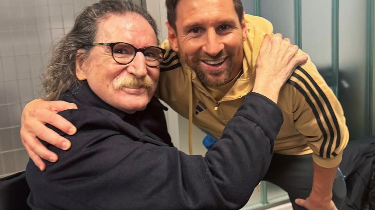 Lionel Messi y Charly García