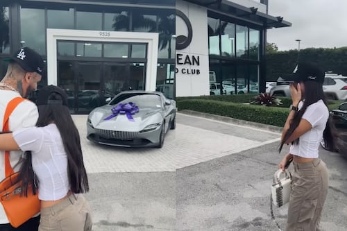 ¿Cuánto pagó Nicky Jam por el Ferrari que obsequió a su esposa Juana Valentina Varón?