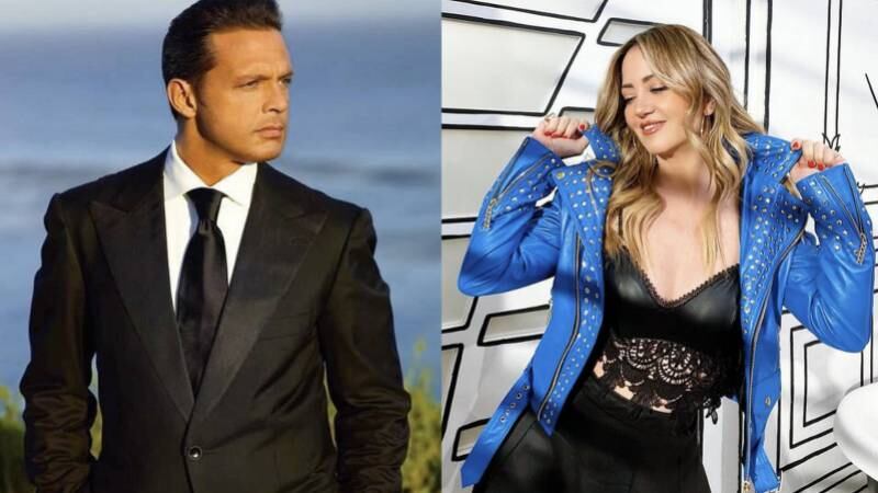 Andrea Legarreta y LUis Miguel