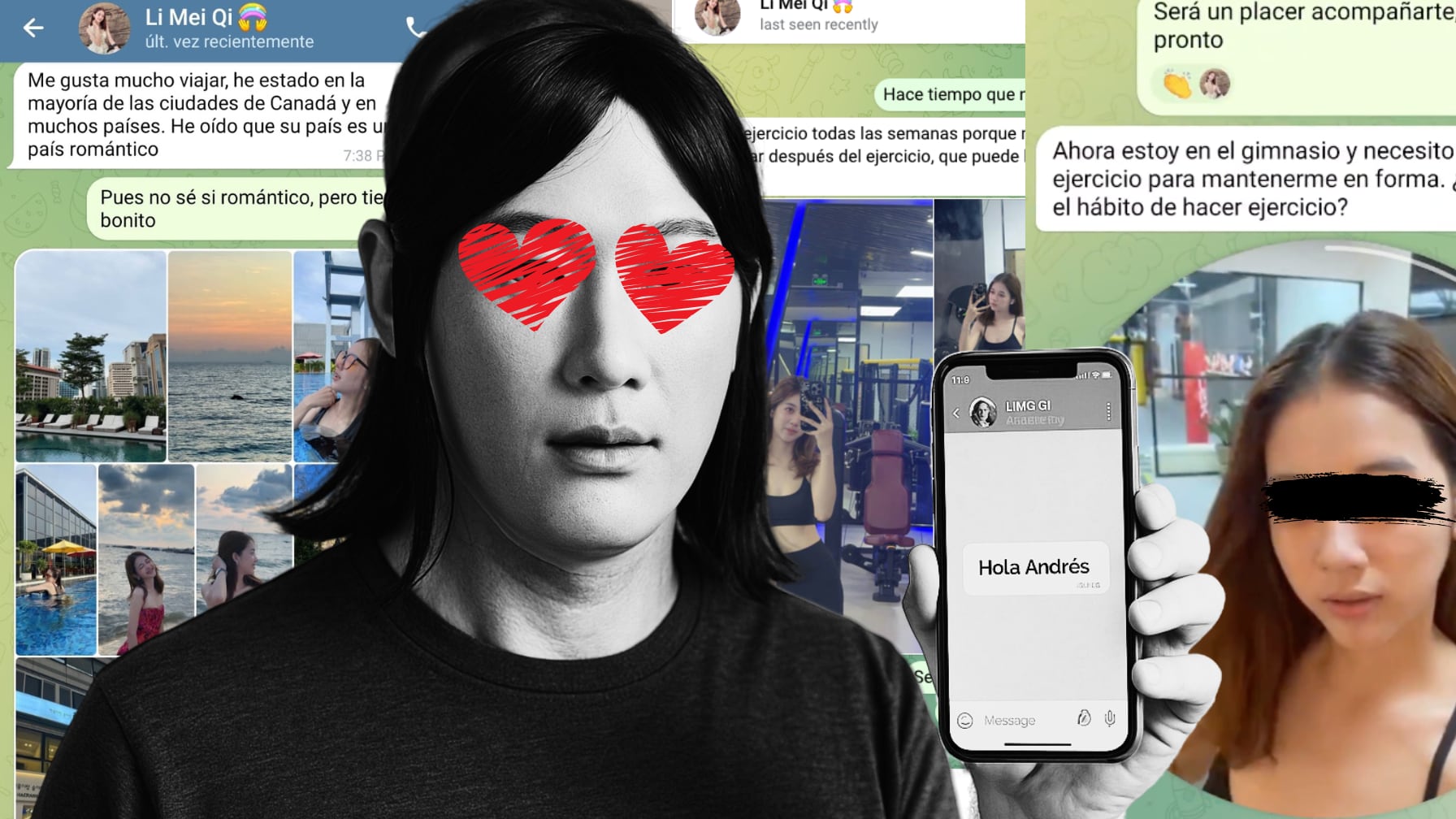 Li Mei Qi no es una persona, sino una identidad usada por decenas de cuentas para enganchar emocionalmente.