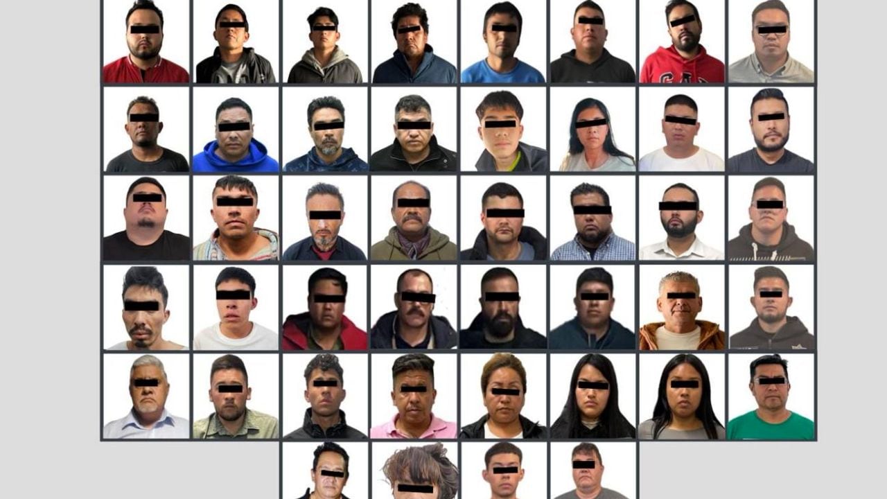 Caen 44 personas por extorsión