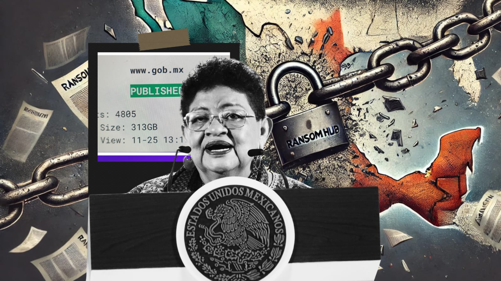 La CJEF bajo ataque: RansomHub expone información clave; posibles descargas aumentan la vulnerabilidad de la red gubernamental.