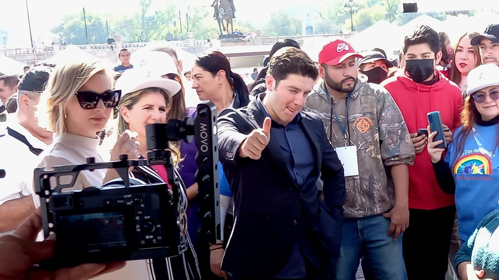 García aseguró que los delitos en Nuevo León continúan en descenso.