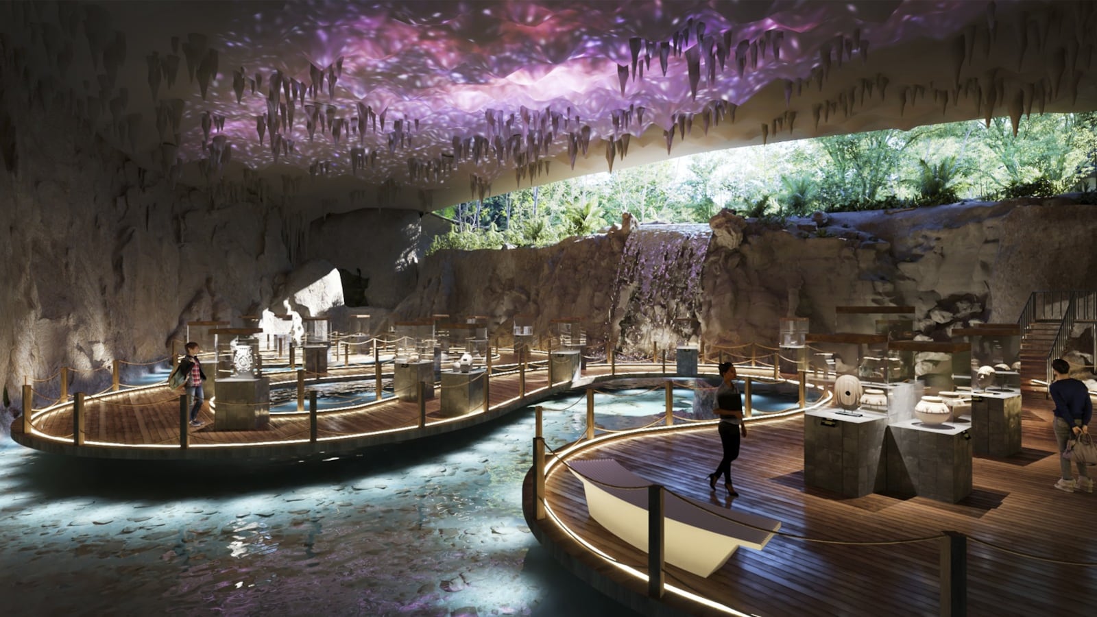 Este recinto transforma la experiencia museística en Valladolid al ser el primero del mundo instalado dentro de un cenote