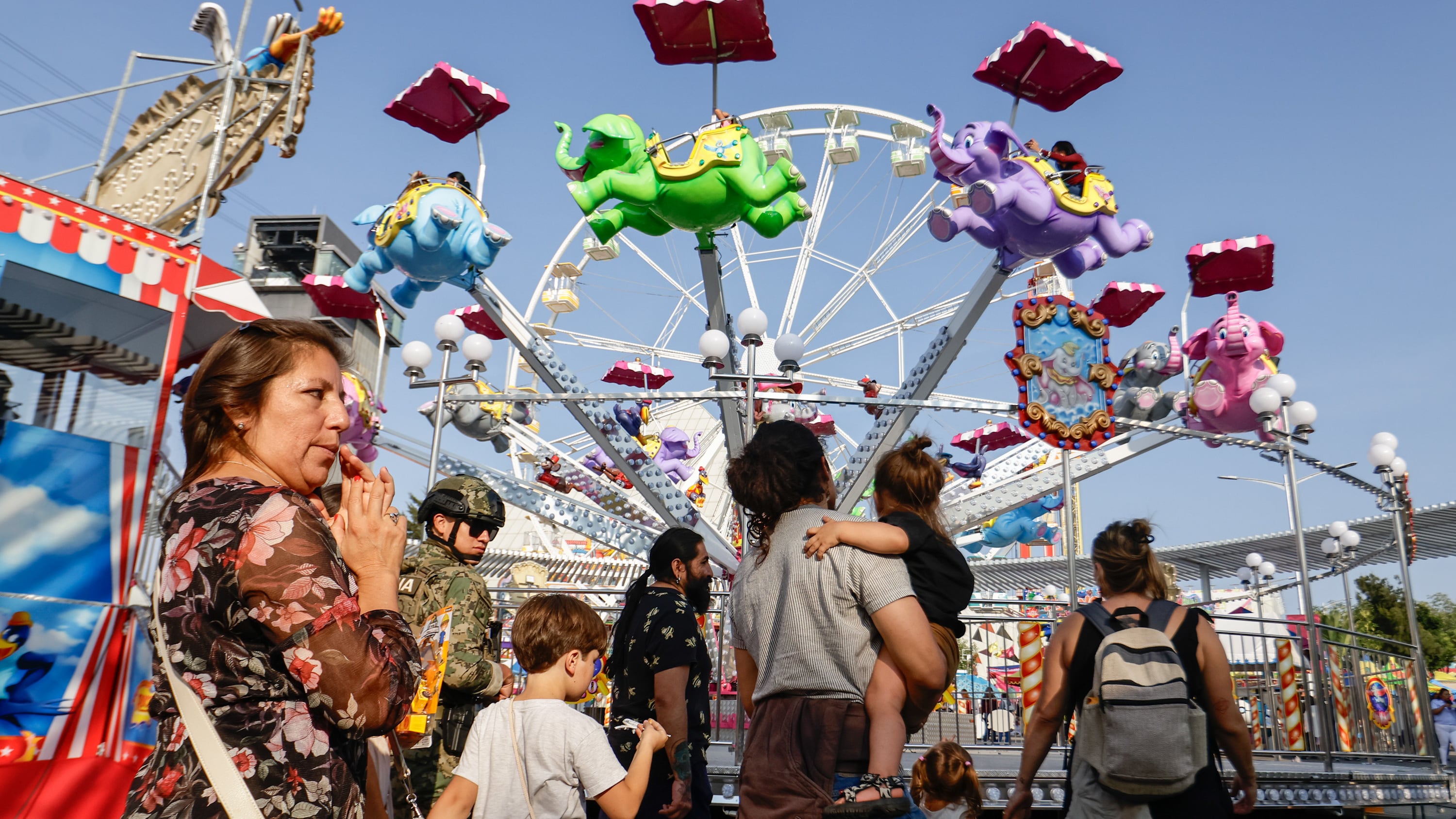 Llegaron personas de varios estados y países.