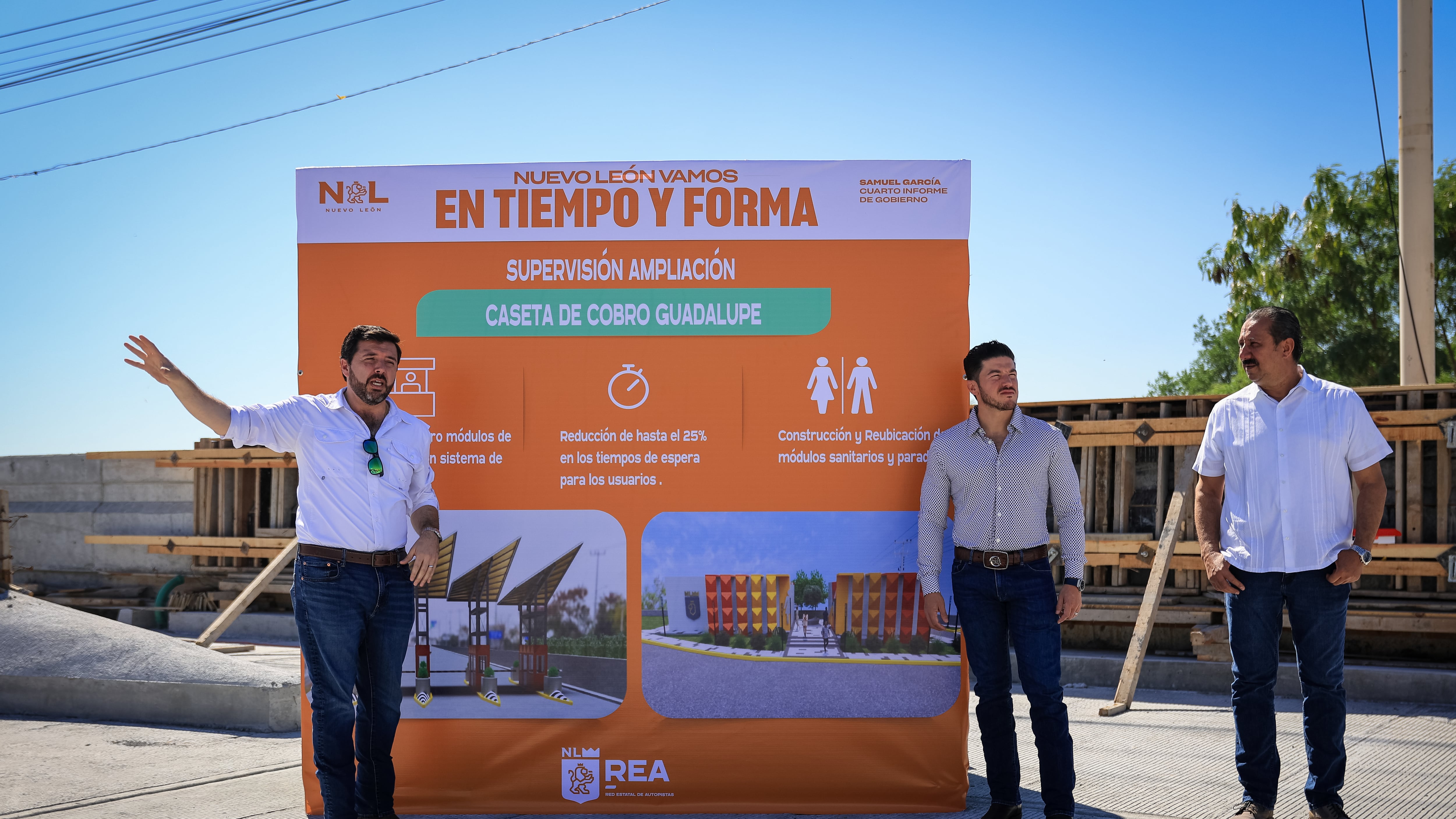 García pidió a toda la raza que usa la autopista que saque el TAG para facilitar el acceso.