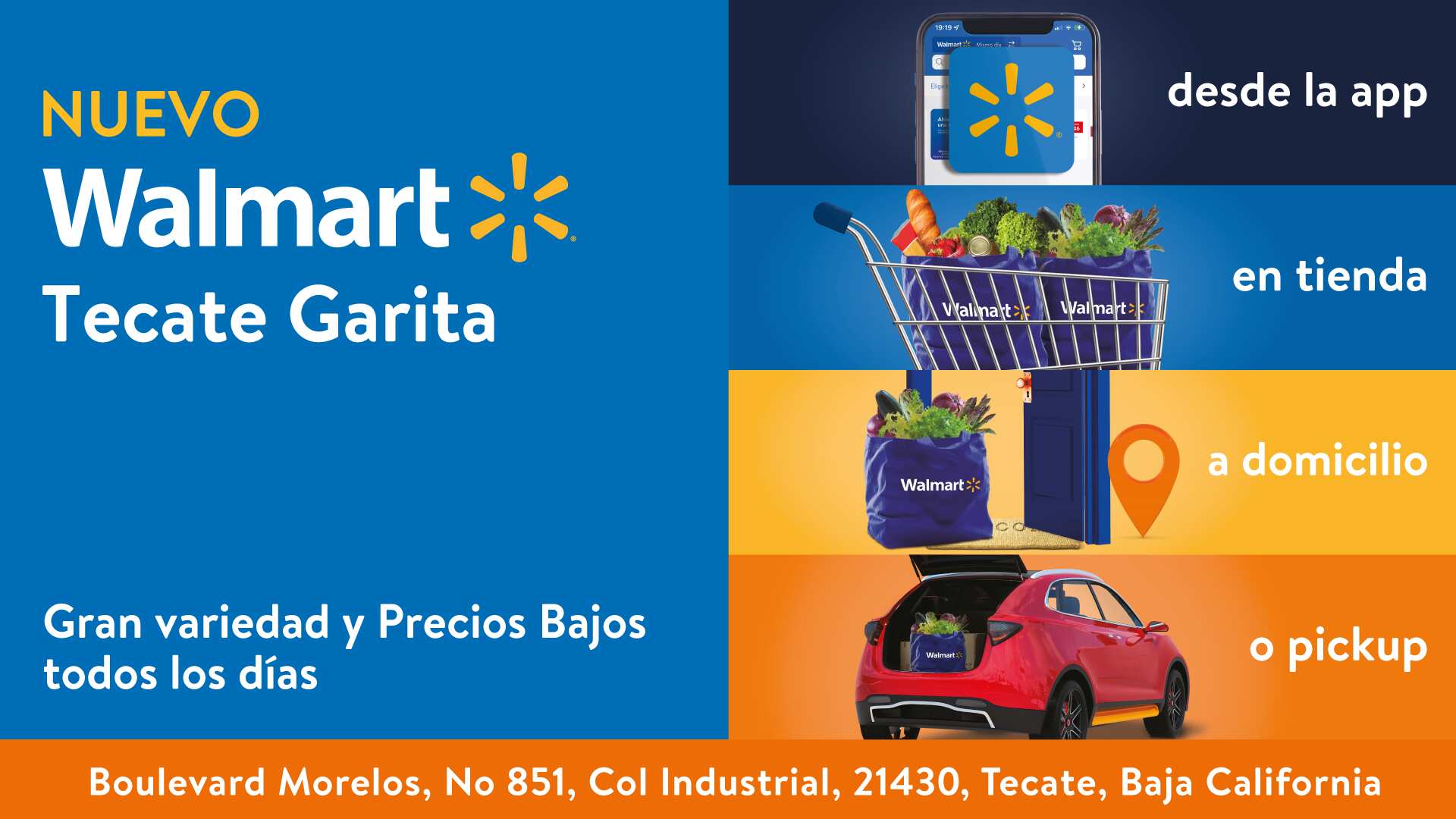Walmart Tecate Garita Baja California