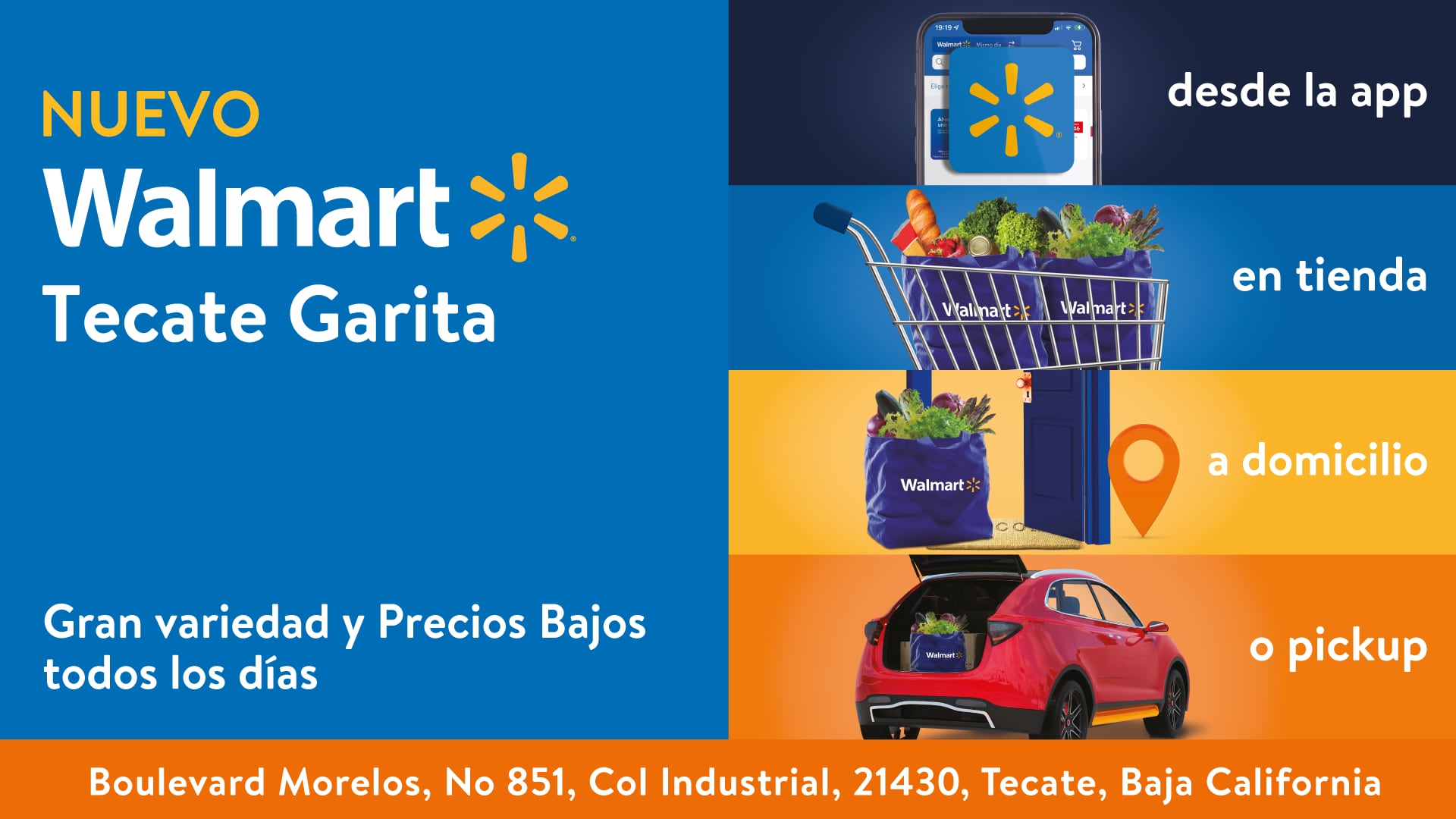 Walmart Tecate Garita Baja California
