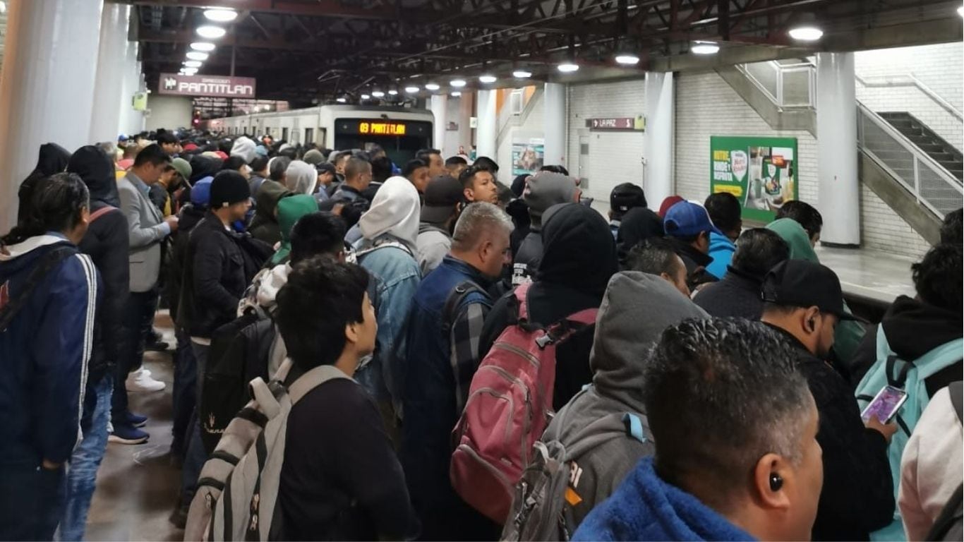 Alta demanda en el STC de la CDMX